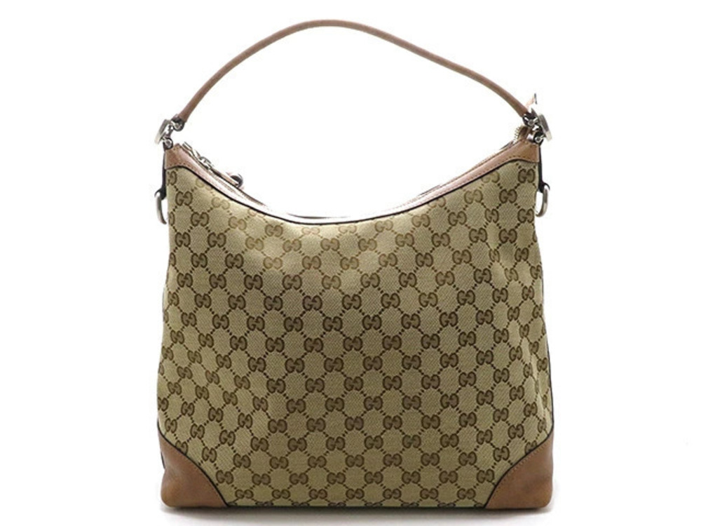 Gucci bag shoulder GG canvas leather